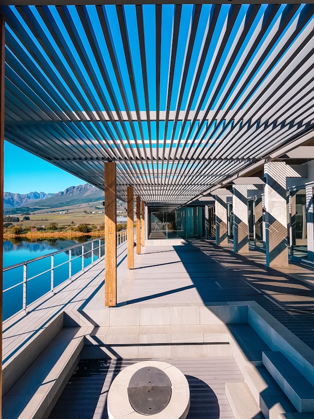 pergola de madera